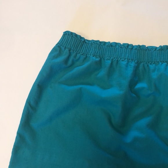 J Crew paper bag elastic waist linen blend mini skirt sz12 - Picture 6 of 9